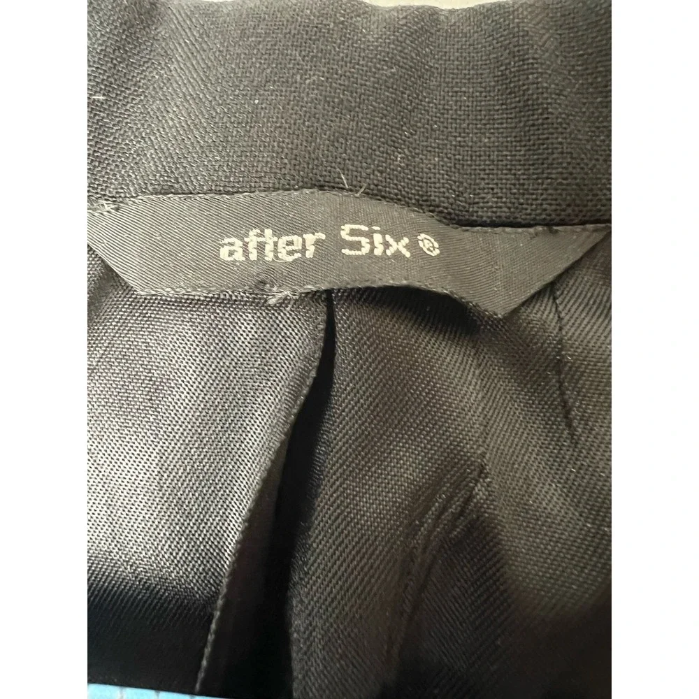 After Six Tuxedo Jacket Mens 40R Black One Button Double Vented